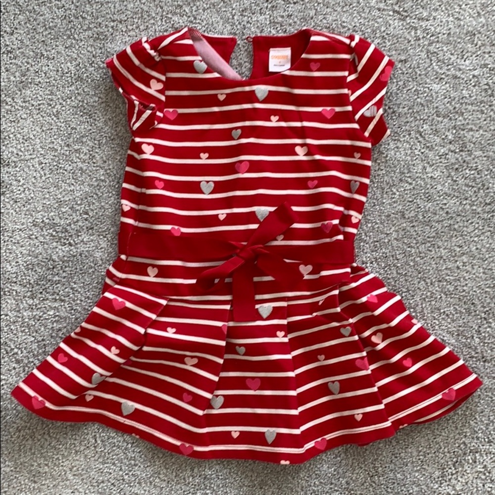 Gymboree like new Hearts dress Sz 4